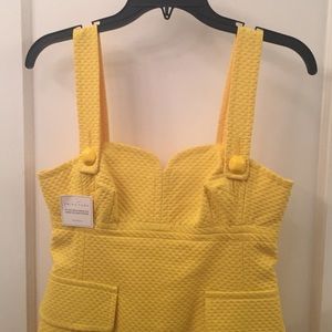 Trina Turk size 0 yellow dress
