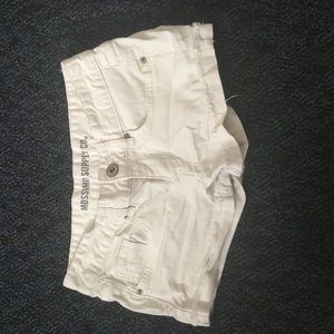 Mossimo Supply Co. White jean shorts