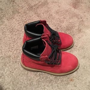Red Timberland Boots