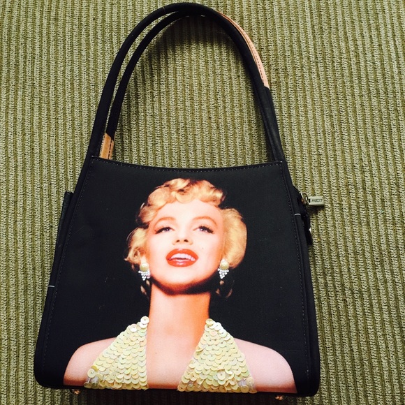 Marilyn Monroe purse with pearl and rhinestones