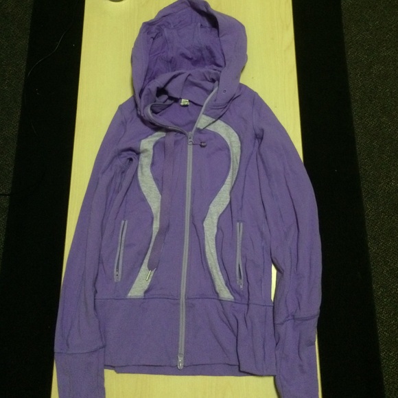 lululemon purple zip up hoodie