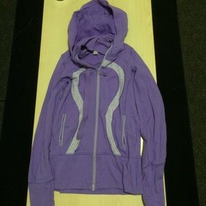 lululemon purple zip up hoodie