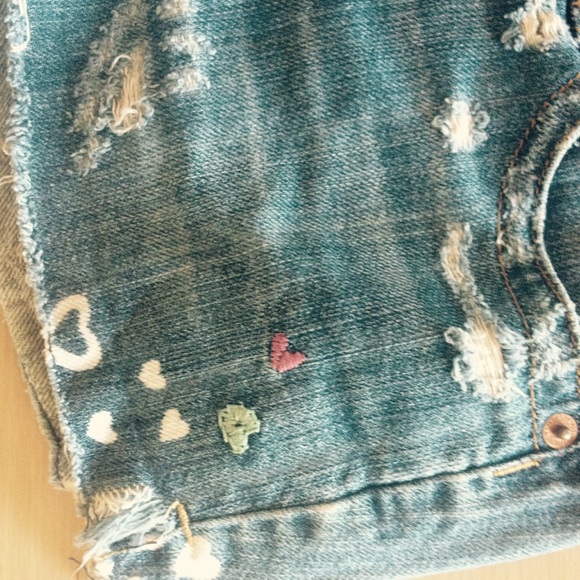 Jean shorts - Picture 1 of 3