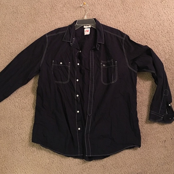 MENS Lacoste LIVE Button Shirt