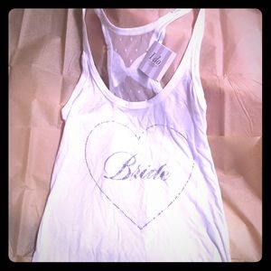 BRAND NEW Victoria's Secret I Do Bride Tank