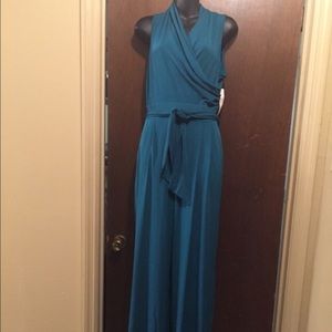 teal jumpsuit