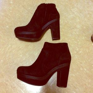 Black Heeled Ankle Boots