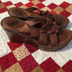 Born wedge sandals
