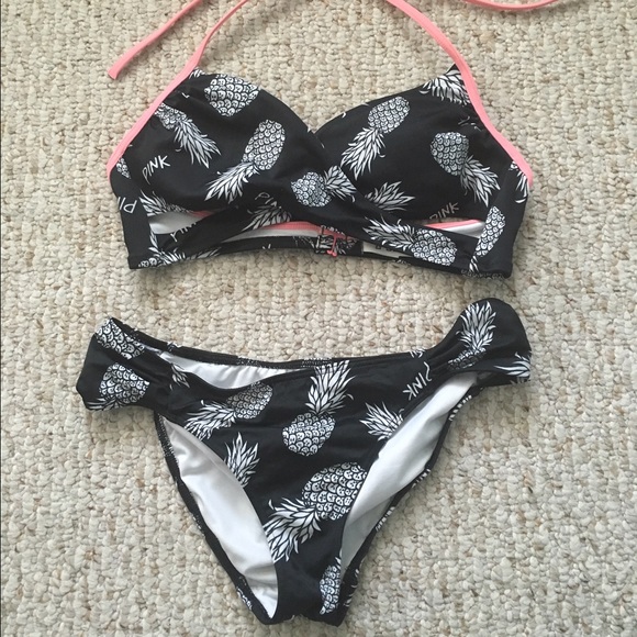 Victoria's Secret Pineapple Wrap Bikini