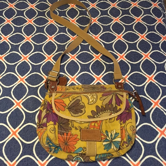 Fossil cross body purse