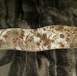 Pay hair and leather belt