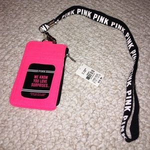 Victoria Secret PINK ID badge holder