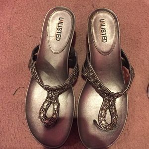 Size 9 wedge sandals