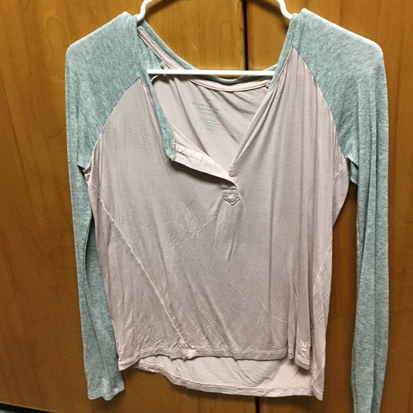 Light pink and silver top