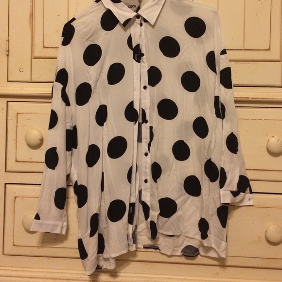 Brand new ASOS polka dot top(final sale)