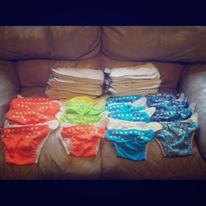 Charlie banana OS cloth diaper stash!