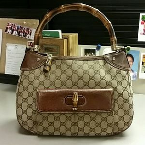 Authentic Vintage Gucci Bamboo Satchel