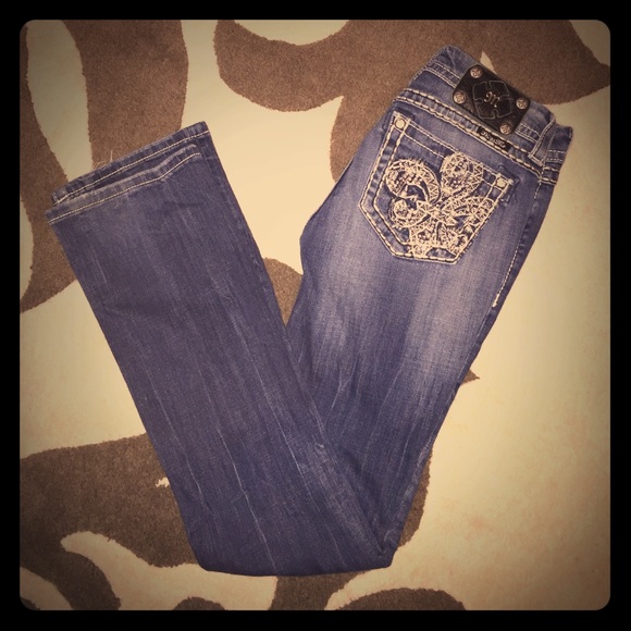 Miss Me signature slim bootcut jeans
