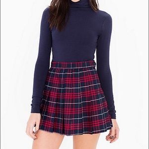 American Apparel plaid tennis mini skirt