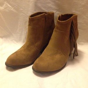 Mossimo Supply Co. Fringe Booties