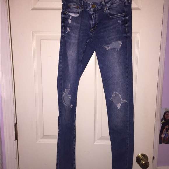 H&M ripped jeans!