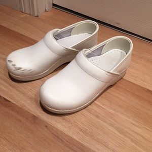 Dansko white shoes