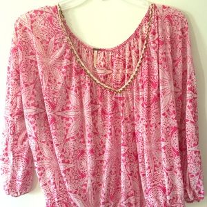 Free People Pink Top