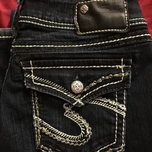 Band new! Silver jeans. Size 28L