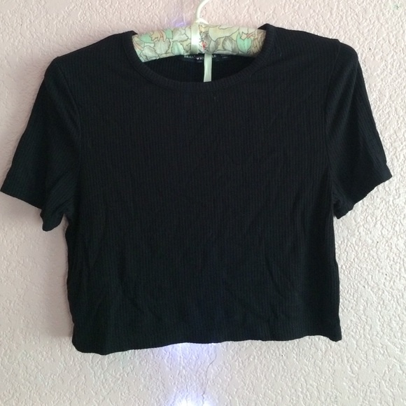 Brandy Melville black Hannah crop top