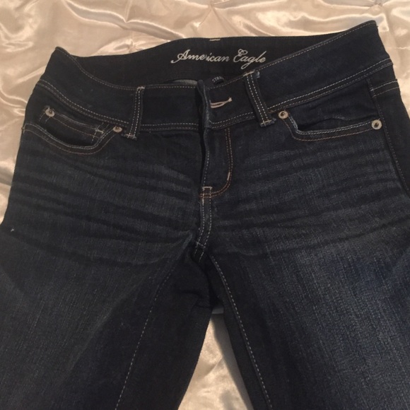 Cute and comfy American Eagle dark boot cut jeans - Picture 2 of 4