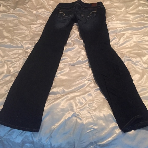 Cute and comfy American Eagle dark boot cut jeans - Picture 4 of 4