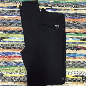 Pink sparkly sequin leggings