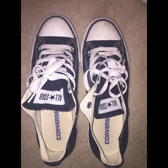 Black & White Low Converse MENS SIZE 6.5