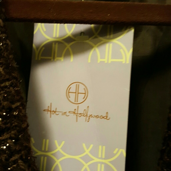 NWTBrown jacket with cream piping Hot in Hollywood - Picture 3 of 4