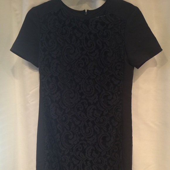 French Connection Navy Blue Lace shift dress