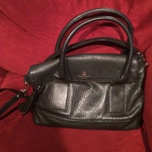 Kate Spade black leather bag