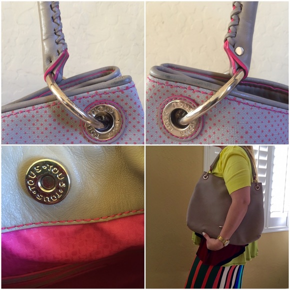 Sold❣Tous beige and pink bear handbag - Picture 3 of 4