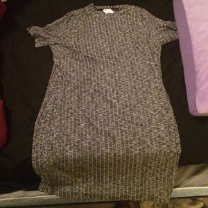 Short sleeve sweater dress