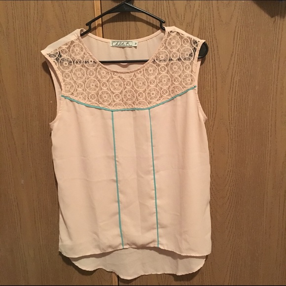 Baby pink tank