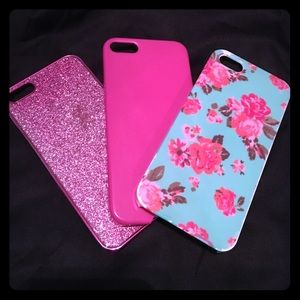 Bundle of 3 iPhone 5/5s cases(Victorias secret)