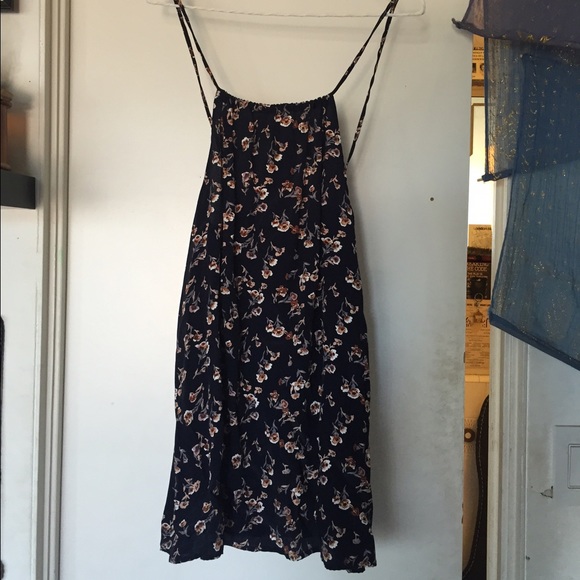 floral halter dress