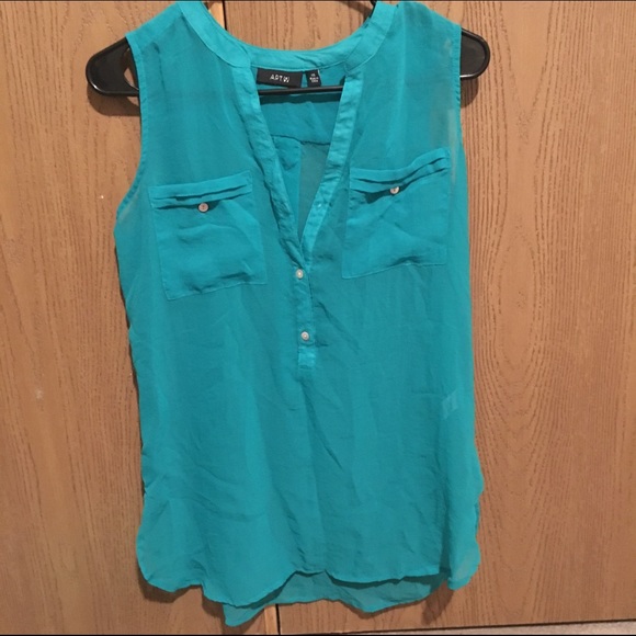 Blue tank