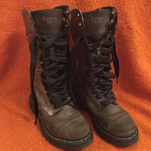 Dr. Martens Shoes - Lace up tall Docs. U.S. size 6, U.K. size 4