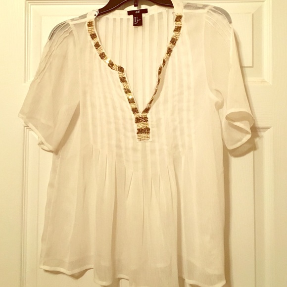 Zara Beaded Blouse