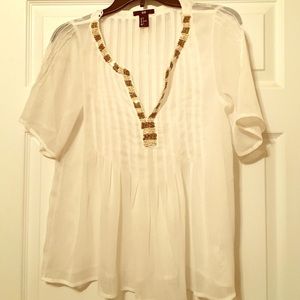 Zara Beaded Blouse