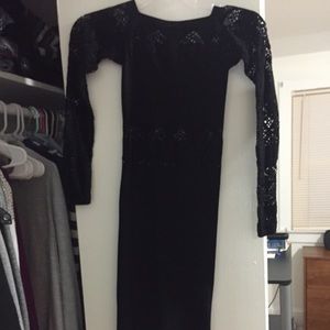 Bebe lace cut out dress