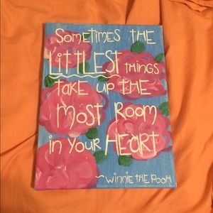 Super cute sorority big/lil canvas!