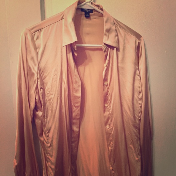 Ann Taylor Silk Shirt Size 6