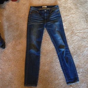 Madewell high riser skinny jean size 27