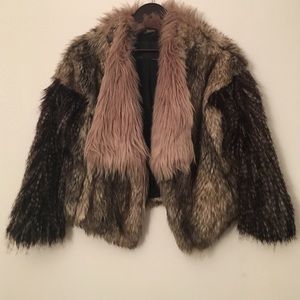 Brown tone Faux Fur